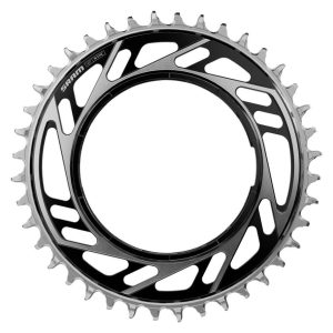 SRAM RED XPLR X-SYNC Gravel Chainring (Black/Silver) (12/13 Speed) (Single) (38T) (Thread Mount) (E1