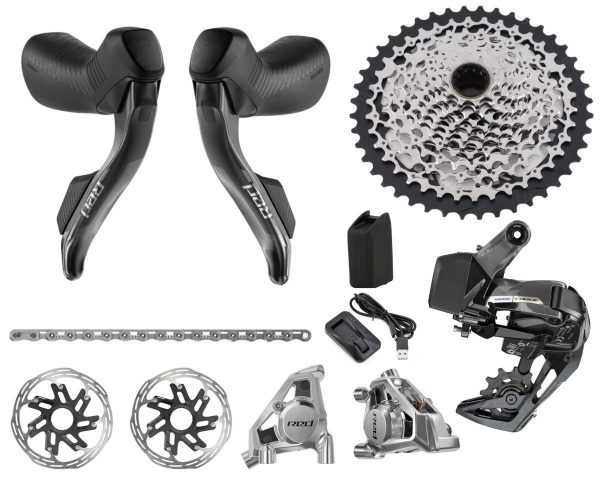 SRAM RED/Force AXS XPLR Gravel Groupset (Black) (1 x 12 Speed) (10-44T) (E1) (2024)