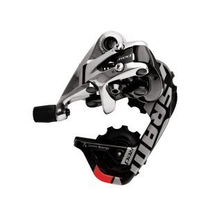 SRAM Red Rear Derailleur (Black/Silver) (10 Speed) (Short Cage)