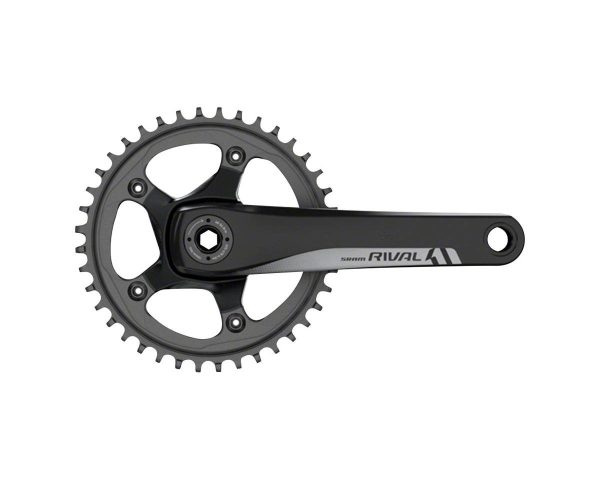 SRAM Rival 1 Crankset (Black) (10/11 Speed) (170mm) (42T) (GXP Spindle)