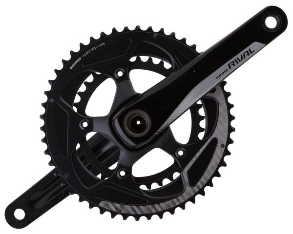 SRAM Rival 22 Crankset (Black) (2 x 11 Speed) (GXP Spindle) (172.5mm) (50/34T)