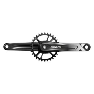 SRAM SX Eagle Powerspline Crankset (Black) (w/ X-Sync 2 DM Steel Chainring) (170mm) (32T) (1 x 11/12