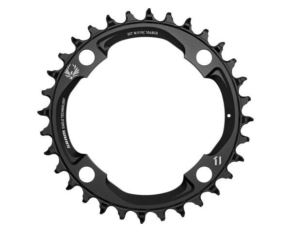 SRAM X-Sync 2 Eagle Chainring (Black) (1 x 12 Speed) (104mm BCD) (Single) (32T) (Mahle)