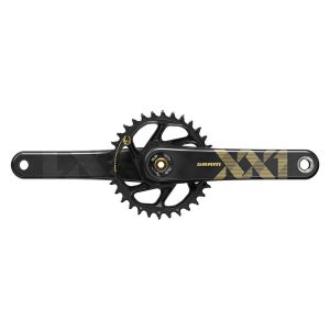 SRAM XX1 Eagle Crankset (Black/Gold) (12 Speed) (SRAM Direct Mount) (175mm) (34T) (DUB Spindle) (Boo