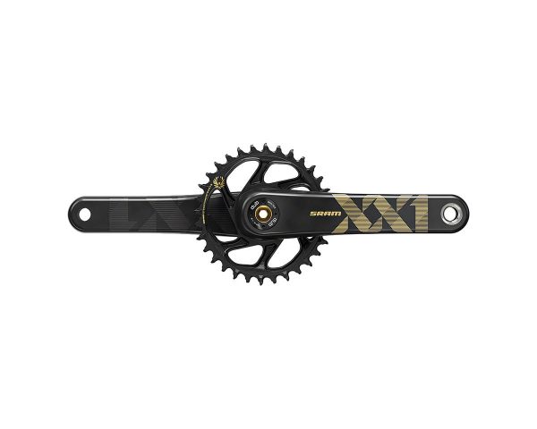 SRAM XX1 Eagle Crankset (Black/Gold) (12 Speed) (SRAM Direct Mount) (175mm) (34T) (DUB Spindle) (Boo