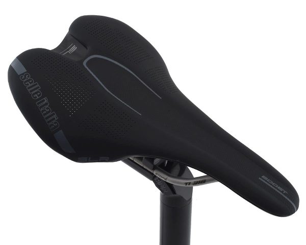 Selle Italia SLR Boost Saddle (Black) (Titanium Rails) (L1) (145mm)