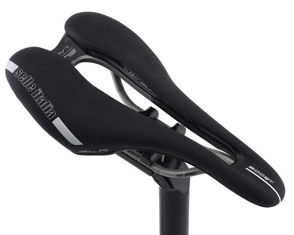 Selle Italia SLR Lady Boost Superflow Saddle (Black) (Titanium Rails) (S3) (130mm)