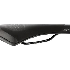 Selle Italia ST 5 Flow Saddle (Black) (Steel Rails) (L2) (165mm)