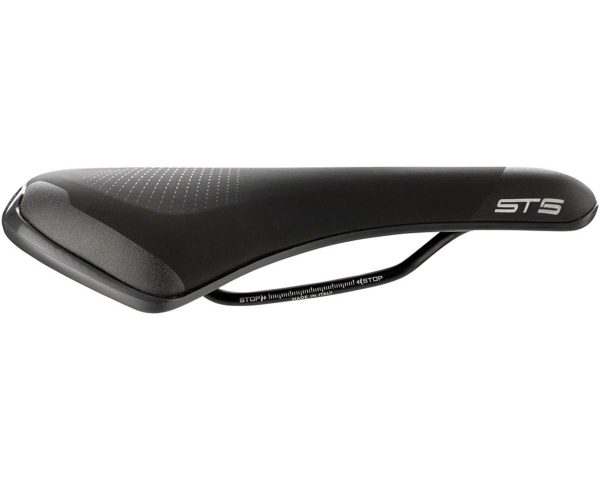 Selle Italia ST 5 Flow Saddle (Black) (Steel Rails) (L2) (165mm)