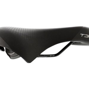 Selle Italia T3 Flow Saddle (Black) (Steel Rails) (S2) (210mm)