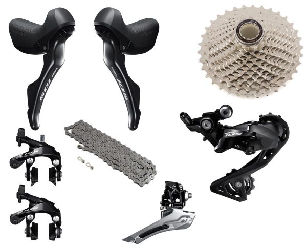 Shimano 105 R7000 Mechanical Road Groupset (Black) (2 x 11 Speed) (Mechanical Brake)