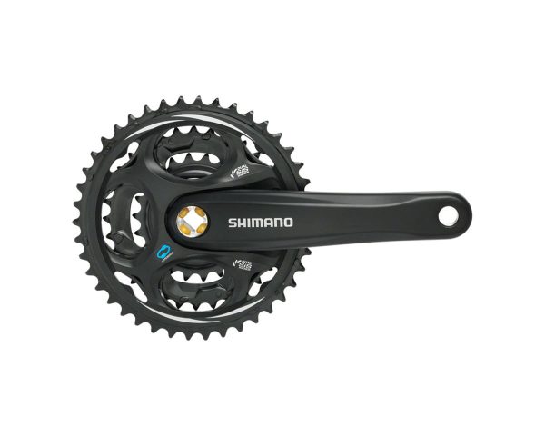 Shimano Altus FC-M311 Crankset (Black) (3 x 7/8 Speed) (Square Taper) (170mm) (48/38/28T) (Riveted)