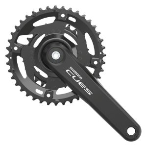 Shimano CUES FC-4010-2 Crankset (Black) (2 x 9/10/11 Speed) (175mm) (46/30T) (Hollowtech II)