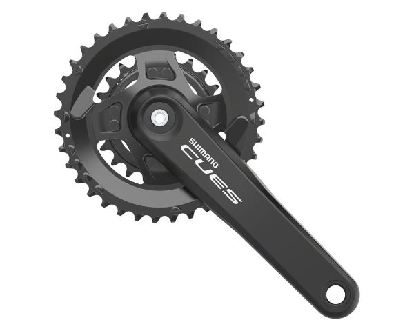 Shimano CUES FC-U4000-2 Crankset w/Chainrings (Black) (2 x 9/10/11) (175mm) (36/22T) (Square Taper)