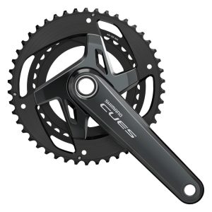 Shimano CUES FC-U8000-2 Crankset (Black) (2 x 11 Speed) (170mm) (46/32T) (Hollowtech II)