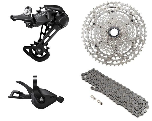 Shimano Deore M5100 Mountain Bike Groupset (Black) (1 x 11 Speed) (Brakes Sold Separately)