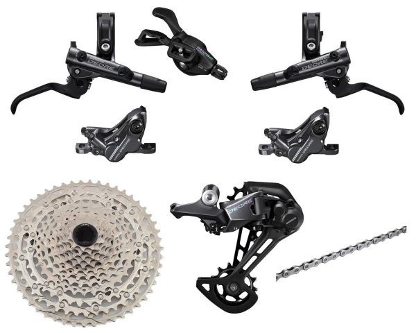 Shimano Deore M6100 Mountain Bike Groupset (Black) (1 x 12 Speed) (4-Piston Brakes)