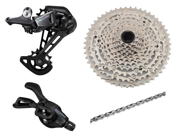 Shimano Deore M6100 Mountain Bike Mini Groupset (Black) (1 x 12 Speed) (Brakes Sold Separately)