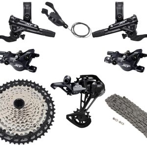 Shimano Deore XT M8100 Mountain Bike Groupset (Black) (1 x 12 Speed) (2-Piston Brakes)