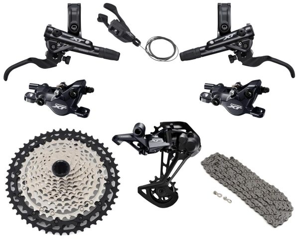 Shimano Deore XT M8100 Mountain Bike Groupset (Black) (1 x 12 Speed) (2-Piston Brakes)