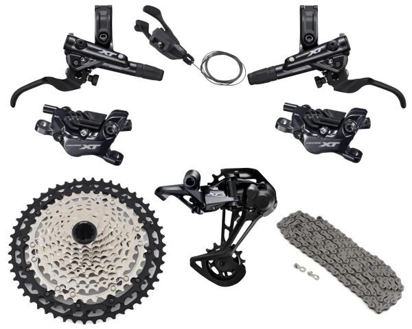 Shimano Deore XT M8100 Mountain Bike Groupset (Black) (1 x 12 Speed) (4-Piston Brakes)