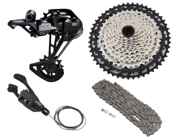 Shimano Deore XT M8100 Mountain Bike Mini Groupset (Black) (1 x 12 Speed) (Brakes Sold Separately)