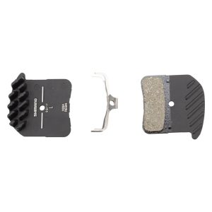 Shimano Disc Brake Pads (Resin) (w/ Cooling Fins) (H03A-RF) (Shimano Deore XT/Saint) (1 Pair)