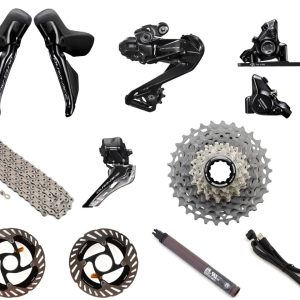 Shimano Dura-Ace R9200 Di2 Groupset (Black) (2 x 12 Speed) (11-30T) (Disc Brake)