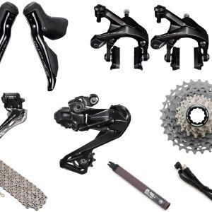 Shimano Dura-Ace R9250 Di2 Rim Brake Groupset (Black) (2 x 12 Speed) (11-30T)