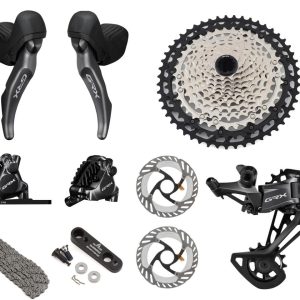 Shimano GRX RX800 Gravel Groupset (Black) (1 x 12 Speed) (10-51T)