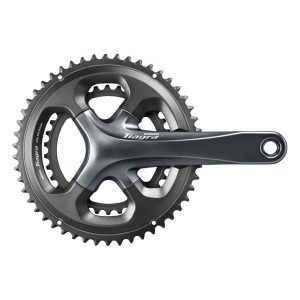 Shimano Tiagra 4700 Crankset (Grey) (2 x 10 Speed) (Hollowtech II) (165mm) (48/34T) (110 Asymmetric