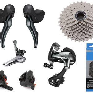 Shimano Tiagra 4700 Road Groupset (Grey) (2 x 10 Speed) (Hydraulic Disc Brake)