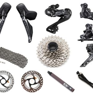 Shimano Ultegra R8100 Di2 Groupset (Black) (2 x 12 Speed) (11-30T) (Disc Brake)