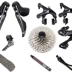 Shimano Ultegra R8150 Di2 Rim Brake Groupset (Black) (2 x 12 Speed) (11-34T)