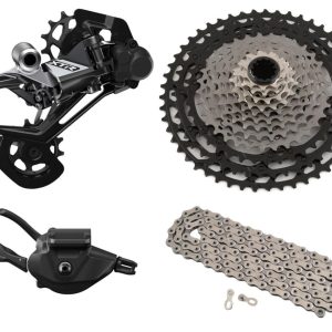 Shimano XTR M9100 Mountain Bike Mini Groupset (Grey/Black) (1 x 12 Speed) (Brakes Sold Separately)