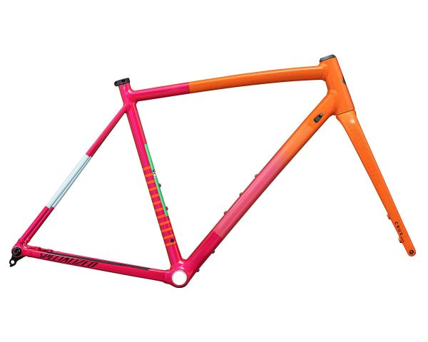 Specialized Crux DSW Frameset (56cm) (Gloss Amber Glow/Vivid Pink/Midnight Shadow/Speckle)