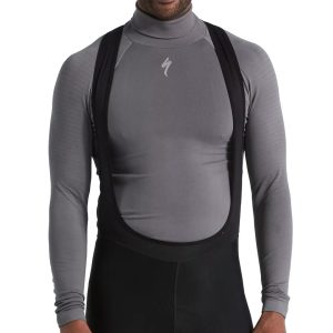 Specialized Men's Seamless Roll Neck Long Sleeve Base Layer (Grey) (S/M)