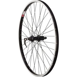 Sta-Tru Quick Release Single Wall Rear Wheel (Black) (Shimano HG) (QR x 135mm) (26")