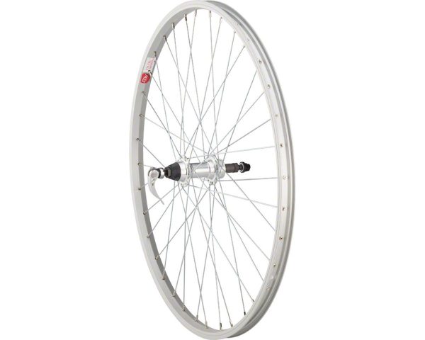 Sta-Tru Single Wall Rear Wheel (Silver) (Freewheel) (QR x 135mm) (26")