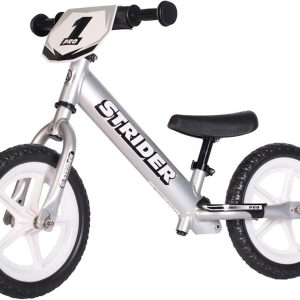 Strider Pro 12" Kids Balance Bike (Silver)