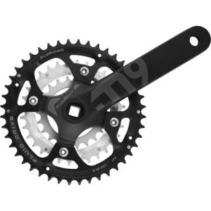 SunRace M914 Triple Chainset - 9 Speed - Black / 22/32/44 / 175mm / 9 Speed