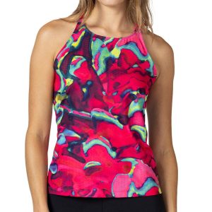 Terry Women's Cyclotank Sleeveless Jersey (Inky Pinky) (M)