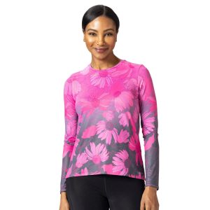 Terry Women's Soleil Free Flow Long Sleeve Top (Echinacea) (S)