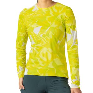 Terry Women's Soleil Long Sleeve Top (Chartreuse) (L)