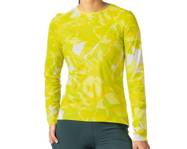 Terry Women's Soleil Long Sleeve Top (Chartreuse) (L)