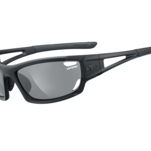 Tifosi Dolomite 2.0 Sunglasses (Matte Black) (Smoke, AC Red & Clear Lenses)