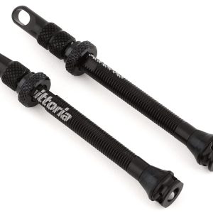 Vittoria Multiway Tubeless Valves (Black) (Pair) (60mm)