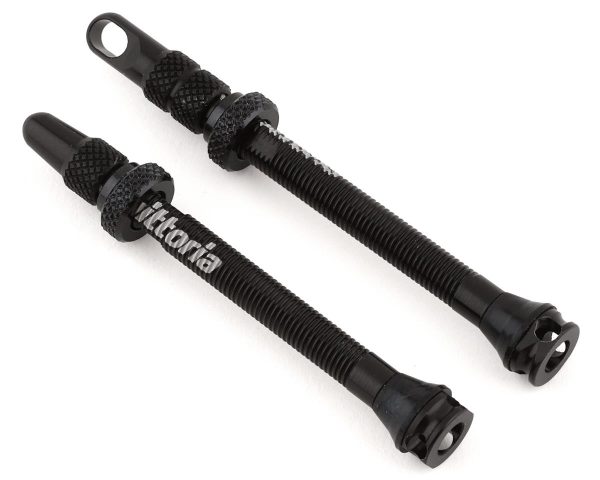 Vittoria Multiway Tubeless Valves (Black) (Pair) (60mm)