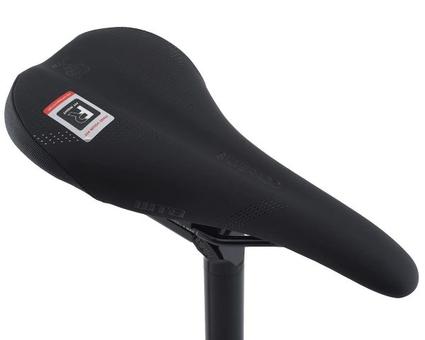 WTB Silverado Saddle (Black) (Steel Rails) (Medium) (142mm)