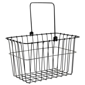 Wald 133 Standard Lift-Off Front Bike Basket (Black)